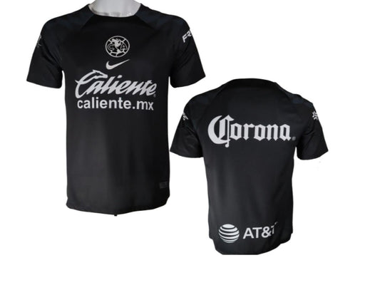 America Goalkeeper Jersey Short Sleeve Black