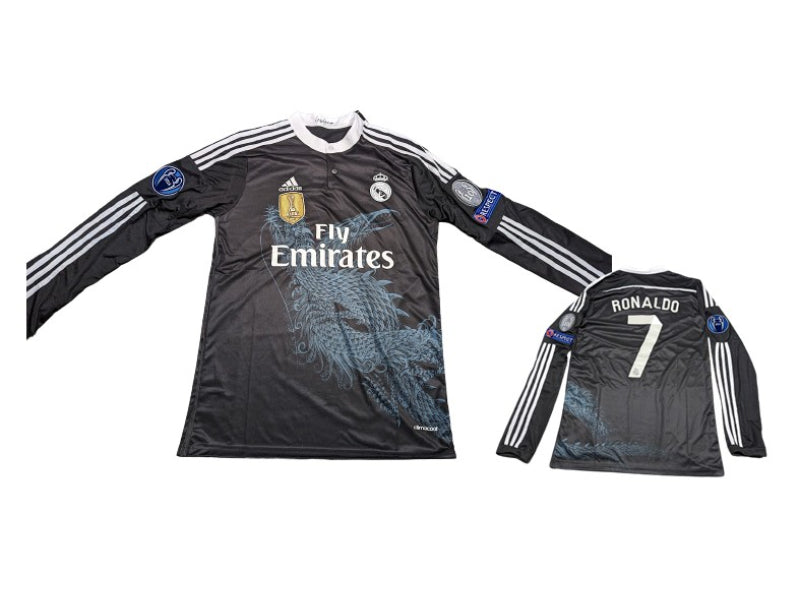 Real Madrid 2014 Third Kit Long Sleeve Ronaldo 7