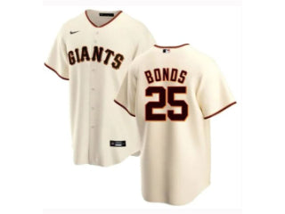 San Francisco Giants Barry Bonds White 25