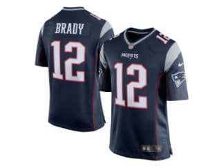 New England Patriots Tom Brady Blue 12