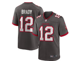 Tampa Bay Buccaneers Tom Brady Gray 12