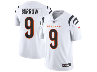 Cincinnati Bengals Joe Burrow White 9