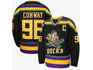 Anaheim Mighty Ducks Charlie Conway Black 96