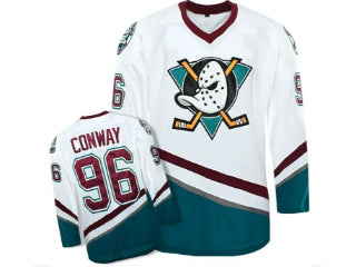 Anaheim Mighty Ducks Charlie Conway White 96