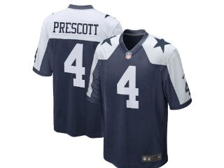 Dallas Cowboys Dak Prescott Blue White 4