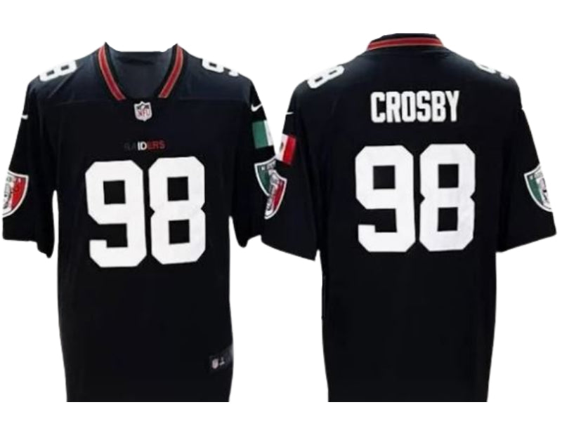 Las Vegas Raiders Maxx Crosby Mexico Colors 98