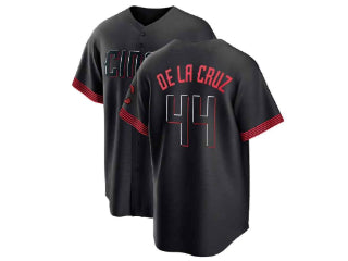 Cincinnati Reds Elly De La Cruz Black 44