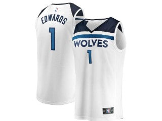 Minnesota Timberwolves Anthony Edwards White 1