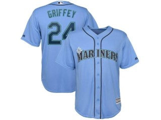 Seattle Mariners Ken Griffey Jr Light Blue 24