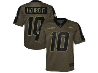 Los Angeles Chargers Justin Herbert Salute to Service 10