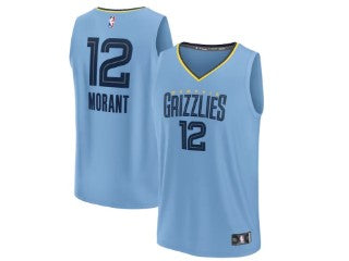 Memphis Grizzlies Ja Morant Light Blue 12