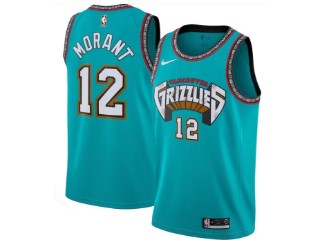 Memphis (Vancouver) Grizzlies Ja Morant Aqua 12