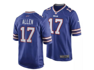 Buffalo Bills Josh Allen Blue 17