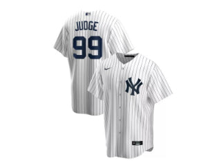 New York Yankees Aaron Judge White Pinstripes