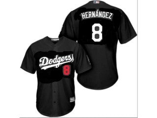 Los Angeles Dodgers Kike Hernandez Black 8