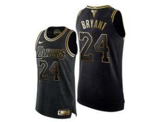 Los Angeles Lakers Kobe Bryant Black Gold 24
