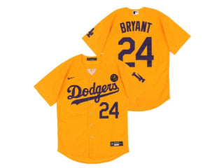 Los Angeles Dodgers Kobe Bryant Yellow 24
