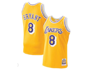 Los Angeles Lakers Kobe Bryant Yellow 8