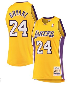 Los Angeles Lakers Kobe Bryant Yellow 24