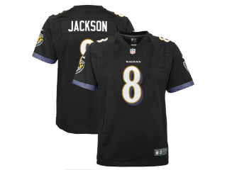 Baltimore Ravens Lamar Jackson Black 8