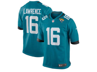 Jacksonville Jaguars Trevor Lawrence Blue 16