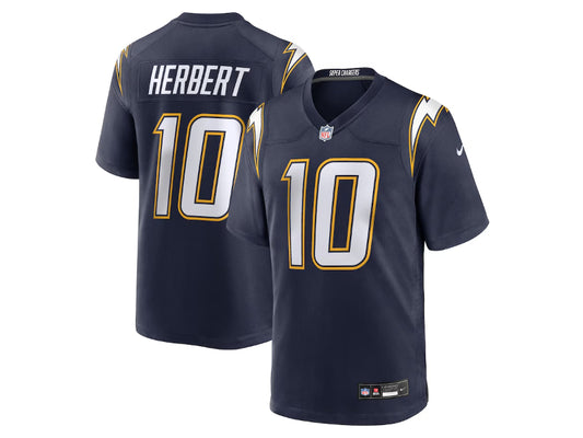 Los Angeles Chargers Justin Herbert Dark Blue 10