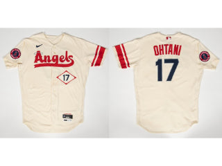 Los Angeles Angels Shohei Ohtani City Connect White (Cream) 17