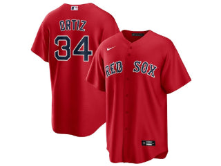 Boston Red Sox David Ortiz Red 34