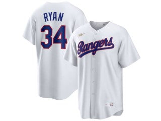 Texas Rangers Nolan Ryan White 34