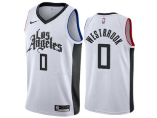 Los Angeles Clippers Russell Westbrook White City Edition 0