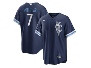 Kansas City Royals Bobby Witt Jr Blue 7